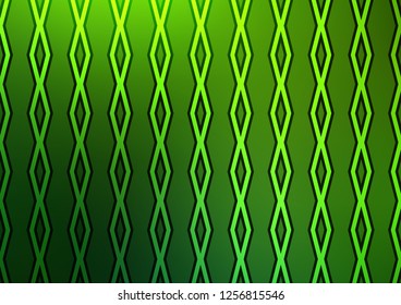 Light Green vector template with sticks, squares. Shining colorful illustration with lines, rectangles. Smart design for your business advert.