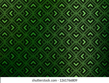 Light Green vector template with sticks, squares. Modern geometric abstract illustration with lines, squares. Pattern for ads, posters, banners.
