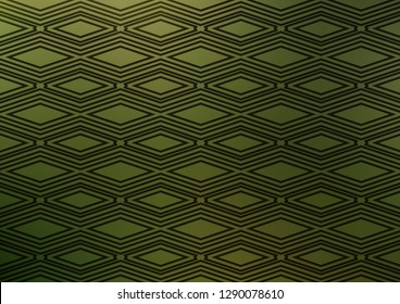Light Green vector template with sticks, squares. Colorful decorative design in simple style with lines, rhombuses. Best design for your ad, poster, banner.