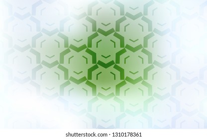 Light Green vector template with wry lines. A sample with colorful lines, shapes. Pattern for your business design.