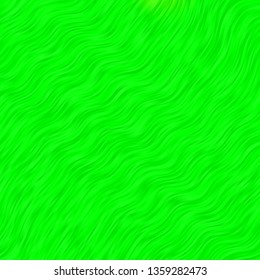 Light Green vector template with wry lines. Bright illustration with gradient circular arcs. Template for your UI design.