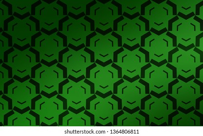 Light Green vector template with wry lines. A shining illustration, which consists of curved lines. Brand new design for your ads, poster, banner.