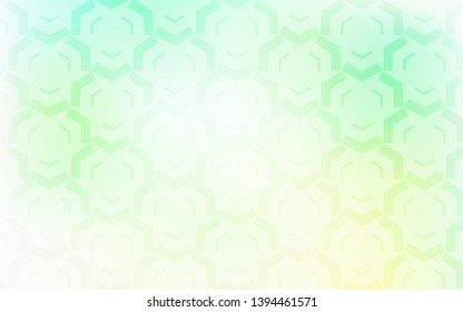 Light Green vector template with wry lines. Glitter abstract illustration with wry lines. Brand new design for your ads, poster, banner.