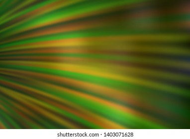 Light Green vector template with wry lines. Shining colorful illustration in simple style. Template for cell phone screens.