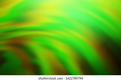 Light Green vector template with wry lines. A completely new colorful illustration in simple style. A completely new design for your business.