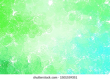 Light Green vector template with wry lines. An elegant bright illustration with gradient. A completely new design for your business.