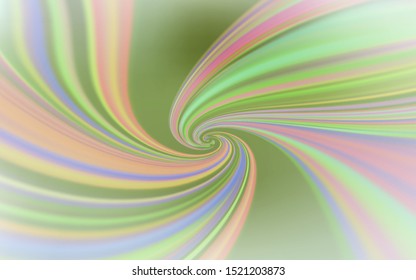 Light Green vector template with wry lines. Colorful abstract illustration with gradient lines. Elegant pattern for a brand book.