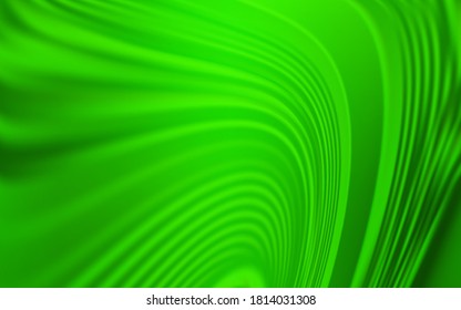 Plantilla vectorial verde claro con líneas irregulares. Ilustración colorida completamente nueva en un estilo sencillo. Patrón elegante para un libro de marca.