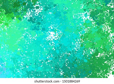 Light Green vector texture with abstract forms. Decorative design in abstract style with random forms. Elegant design for wallpapers.