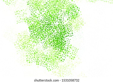 Light Green vector texture with abstract forms. Decorative design in abstract style with random forms. Best smart design for your business.