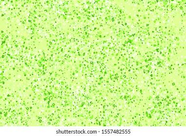 Light Green vector texture with abstract forms. Decorative design in abstract style with random forms. Best smart design for your business.