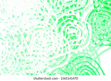 Light Green vector texture with abstract forms. Modern abstract illustration with colorful random forms. Background for a cell phone.