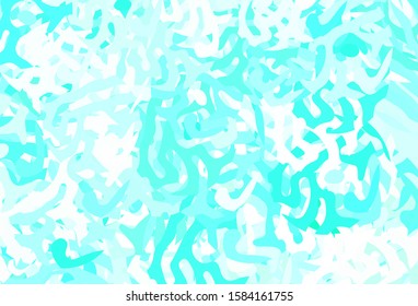 Light Green vector texture with abstract forms. Simple colorful illustration with abstract gradient shapes. Background for a cell phone.