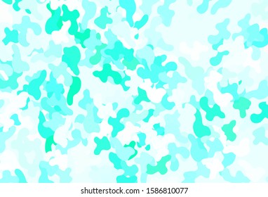 Light Green vector texture with abstract forms. Simple colorful illustration with abstract gradient shapes. Simple design for your web site.