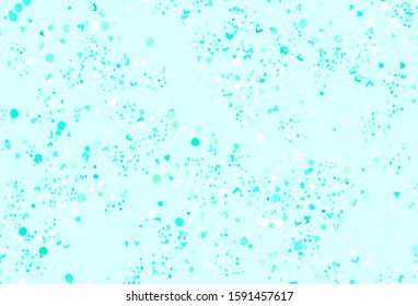 Light Green vector texture with abstract forms. Modern abstract illustration with colorful random forms. Best smart design for your business.