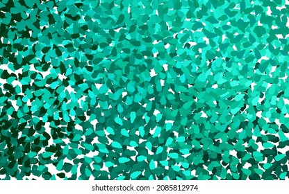 Light Green vector texture with abstract forms. Illustration with colorful gradient shapes in abstract style. Background for a cell phone.