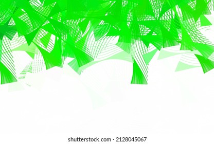 Light Green vector texture with abstract forms. Simple colorful illustration with abstract gradient shapes. Best smart design for your business.