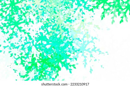 Light Green vector texture with abstract forms. Modern abstract illustration with colorful random forms. Elegant design for wallpapers.
