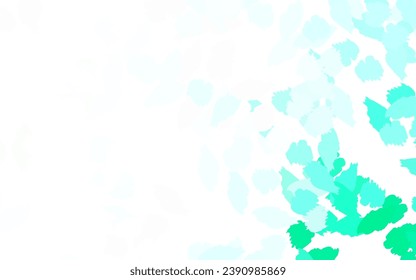 Light Green vector texture with abstract forms. Simple colorful illustration with abstract gradient shapes. Best smart design for your business.