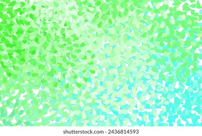 Light Green vector texture with abstract forms. Simple colorful illustration with abstract gradient shapes. Simple design for your web site.
