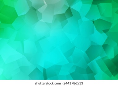 Light Green vector texture with abstract forms. Decorative design in abstract style with random forms. Elegant design for wallpapers.