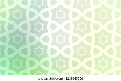 Light Green vector texture with beautiful stars. Blurred decorative design in simple style with stars. Pattern for websites, landing pages.