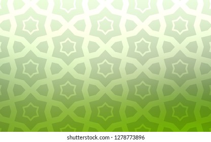 Light Green vector texture with beautiful stars. Shining colored illustration with stars. Template for sell phone backgrounds.
