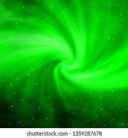 Light Green vector texture with beautiful stars. Modern geometric abstract illustration with stars. Pattern for websites, landing pages.