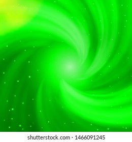 Light Green vector texture with beautiful stars. Colorful illustration in abstract style with gradient stars. Best design for your ad, poster, banner.