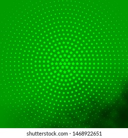 Light Green vector texture with beautiful stars. Colorful illustration in abstract style with gradient stars. Pattern for websites, landing pages.