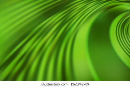 Light Green vector texture with bent lines. Colorful illustration in simple style with gradient. A new texture for your  ad, booklets, leaflets.