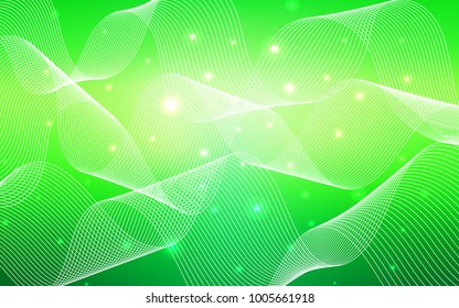 Light Green vector texture with birthday confetti. Blurred decorative design in anniversary style with confetti. The template can be used as a background for postcards.