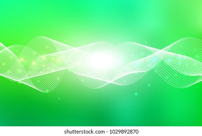 Light Green vector texture with birthday confetti. Blurred decorative design in anniversary style with confetti. The pattern can be used for birthday gifts, congratulations.