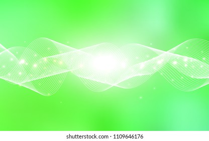 Light Green vector texture with birthday confetti. Blurred decorative design in anniversary style with confetti. New design for ad, poster, banner of your Party.