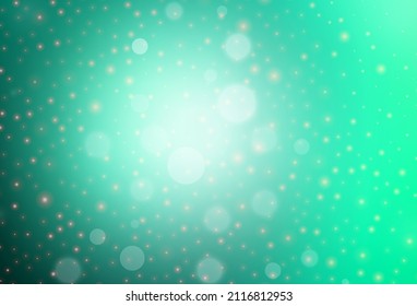 Light Green vector texture in birthday style. Colorful illustration with Christmas simbols and signs. Template for lettering, typography.