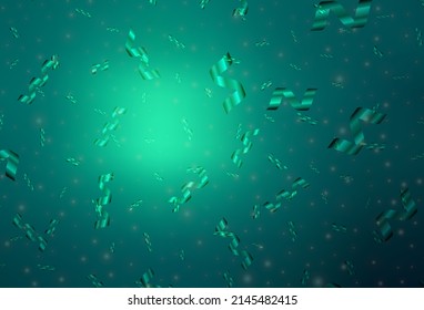 Light Green vector texture in birthday style. A Smart Illustration with gradient Christmas elements. Pattern for school, grammar websites.