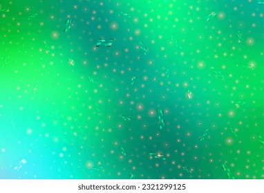 Textura vectorial verde claro en estilo de cumpleaños. Un diseño colorido al estilo navideño con gradiente. Patrón de folletos, folletos educativos.