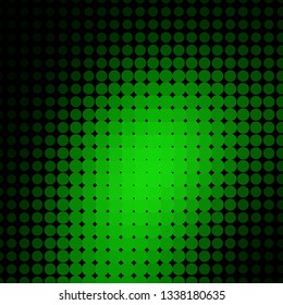 Light Green vector texture with circles. Modern abstract illustration with colorful circle shapes. New template for your brand book.