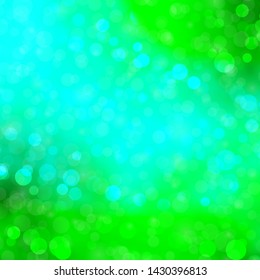 Light Green vector texture with circles. Abstract illustration with colorful spots in nature style. Pattern for wallpapers, curtains.