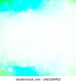 Light Green vector texture with circles. Colorful illustration with gradient dots in nature style. New template for your brand book.