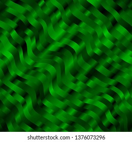 Light Green vector texture with circular arc. Illustration in abstract style with gradient curved.  Template for cellphones.