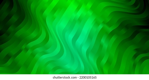 Light Green vector texture with circular arc. Gradient illustration in simple style with bows. Pattern for websites, landing pages.