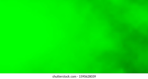 Light Green vector texture with cloudy sky. Shining illustration with abstract gradient clouds. Pattern for your commercials.