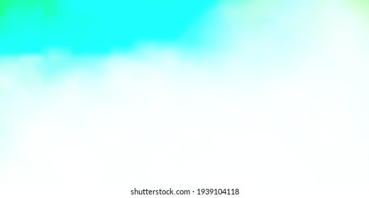 Light Green vector texture with cloudy sky. Abstract colorful clouds on gradient illustration. Colorful pattern for appdesign.