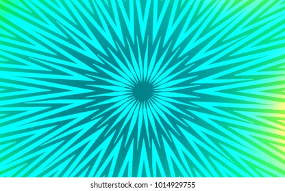 Light Green vector texture with colored lines. Modern geometrical abstract illustration with staves. Smart design for your business advert.
