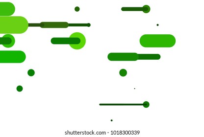 Light Green vector texture with colored capsules. Glitter abstract illustration with colored sticks. Smart design for your business advert.