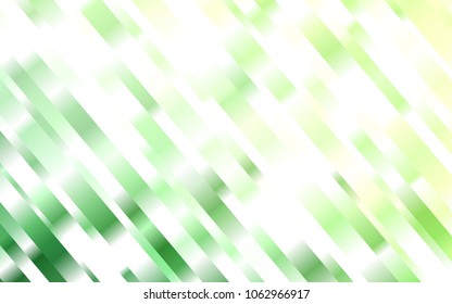 Light Green vector texture with colored lines. Blurred decorative design in simple style with lines. The pattern can be used for websites.