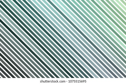 Light Green vector texture with colored lines. Decorative shining illustration with lines on abstract template. Best design for your ad, poster, banner.