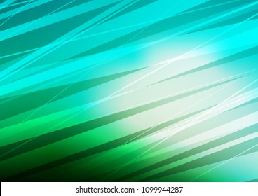 Light Green vector texture with colored lines. Lines on blurred abstract background with gradient. The pattern can be used for busines ad, booklets, leaflets