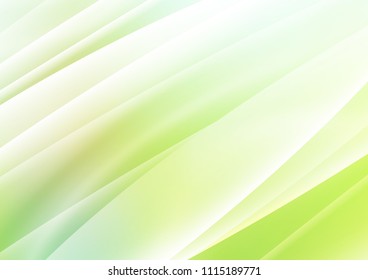 Light Green vector texture with colored lines. Decorative shining illustration with lines on abstract template. The pattern can be used as ads, poster, banner for commercial.